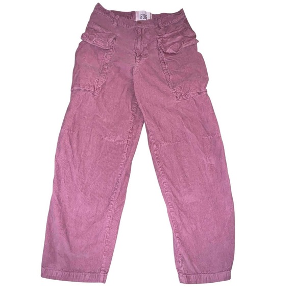 BDG Pants - BDG Corduroy Cargo Pants 30 Pink Wide Leg Utility Gorpcore‎ Streetwear Skater